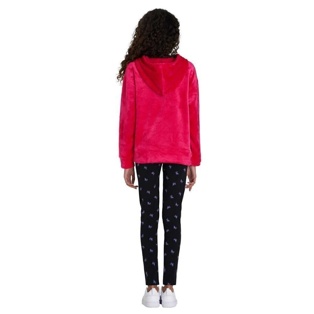 NWT Lucky Brand Girl's Youth 2-Piece Plush Velour Hoodie & Leggings Set - Picture 2 of 8